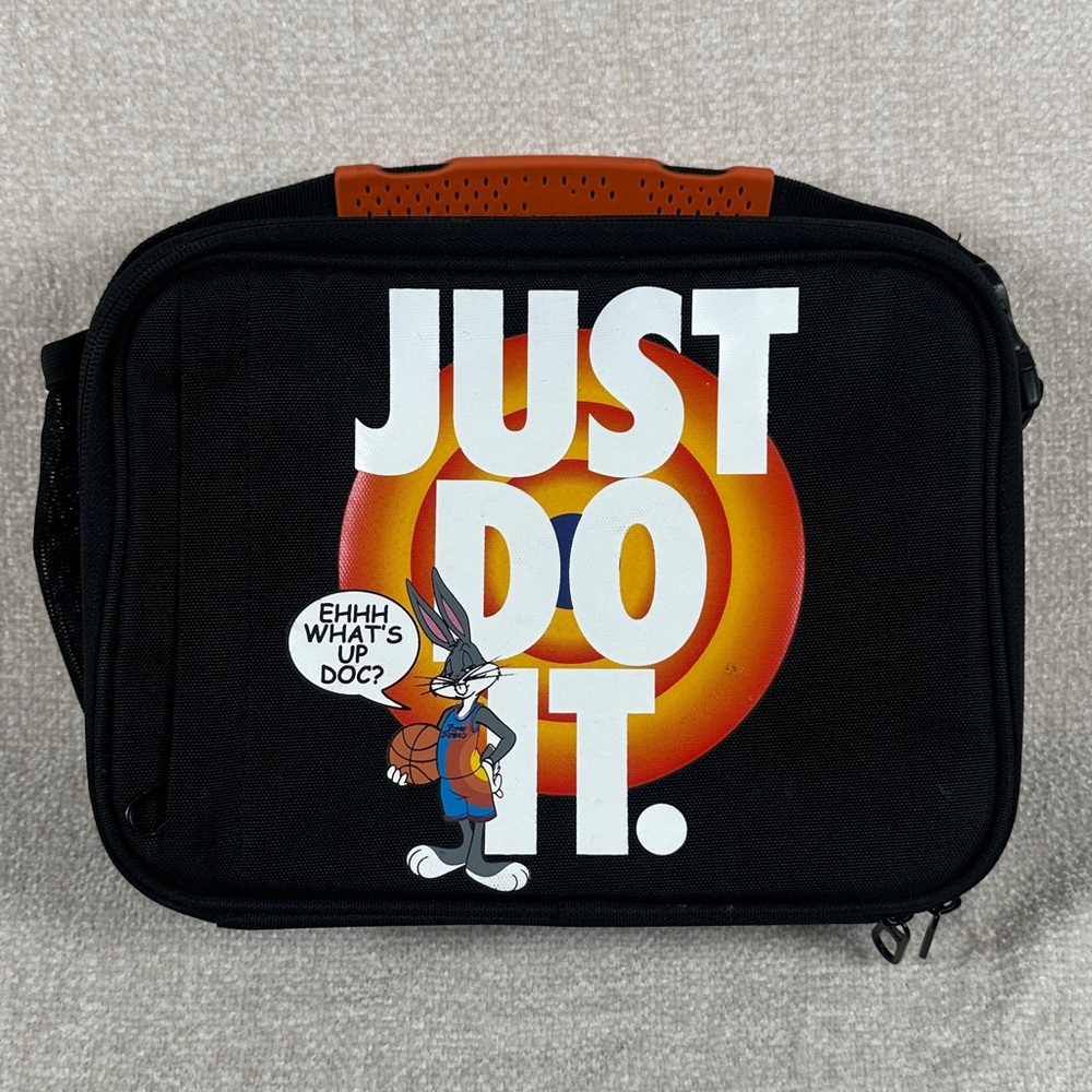 Nike Space Jam Lunch Box Bugs Bunny Insulated Bag Just Do It Looney Tunes